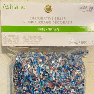6- Michael's Blue and Pink Micro Crushed Glass Decorative Filler by Ashland